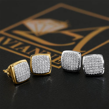 10K YELLOW GOLD DIAMOND STUD EARRINGS 0.25 CTW